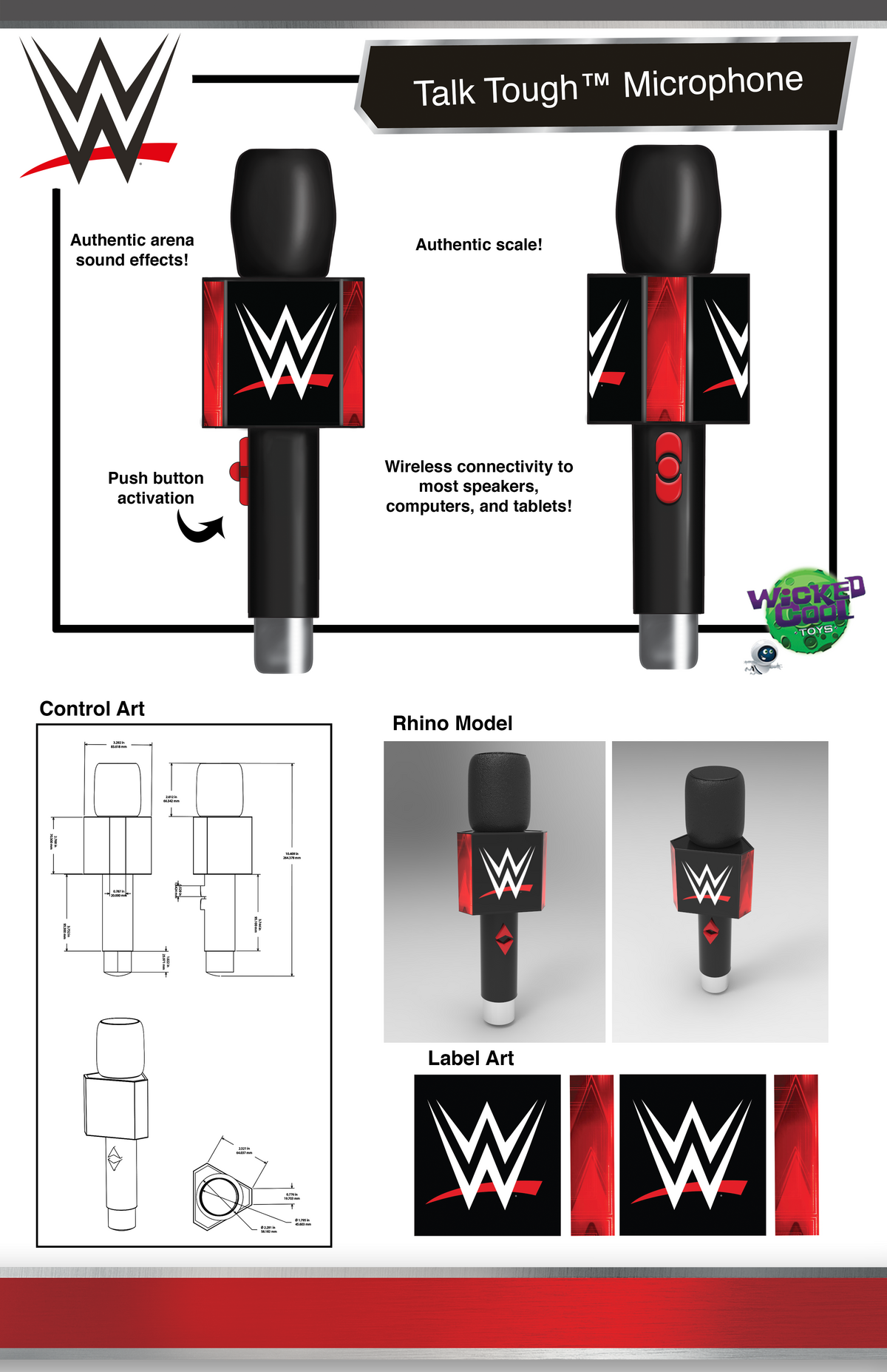 WWE Talk Tough Microphone